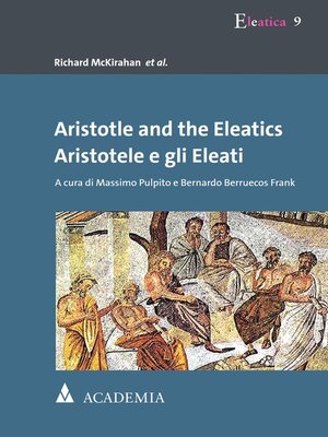 cover image of Aristotle and the Eleatics